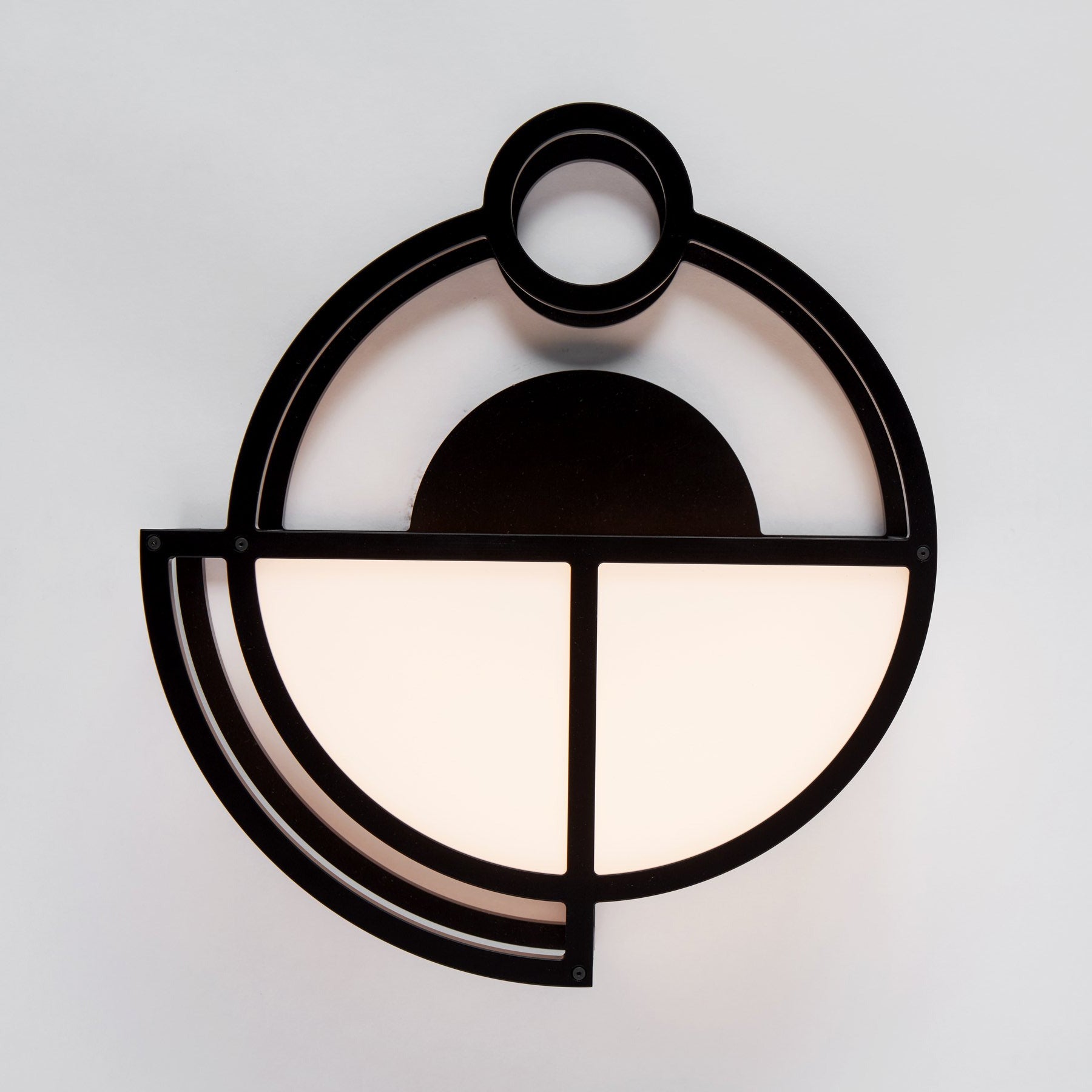 MOONRISE SCONCE SMALL<br>BLACK