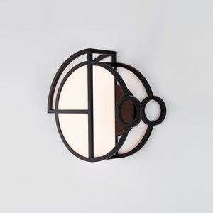 MOONRISE SCONCE SMALL<br>BLACK