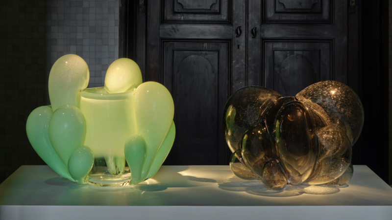 Wild Lands glass sculptures at International Glass Symposium