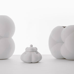 Peaches collection of ceramic vases by Lara Bohinc for Driade