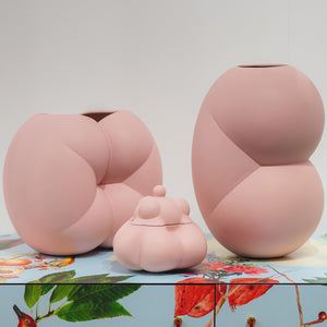 PEACHES HEDY VASE<br>PINK