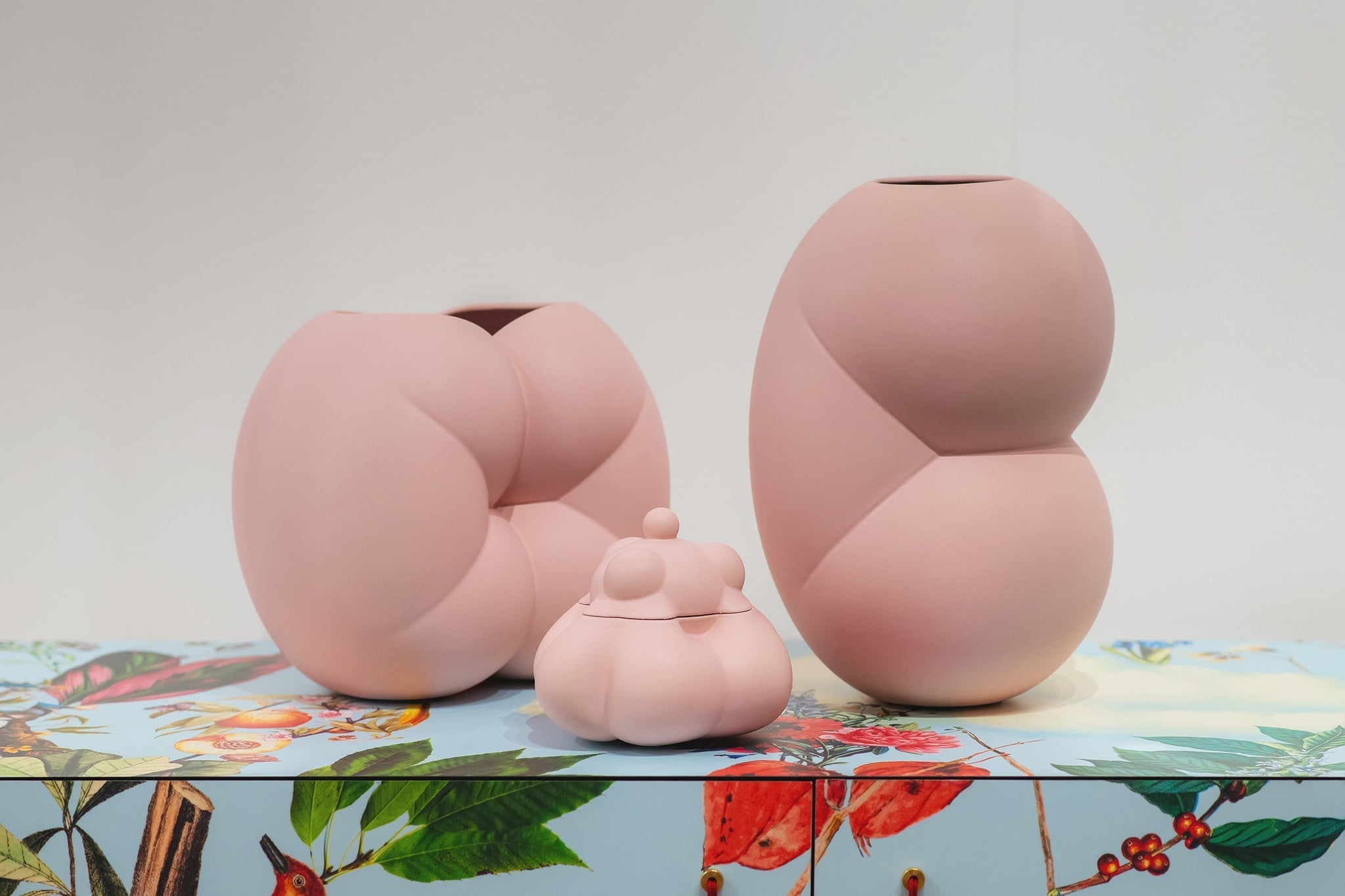 PEACHES HEDY VASE<br>PINK