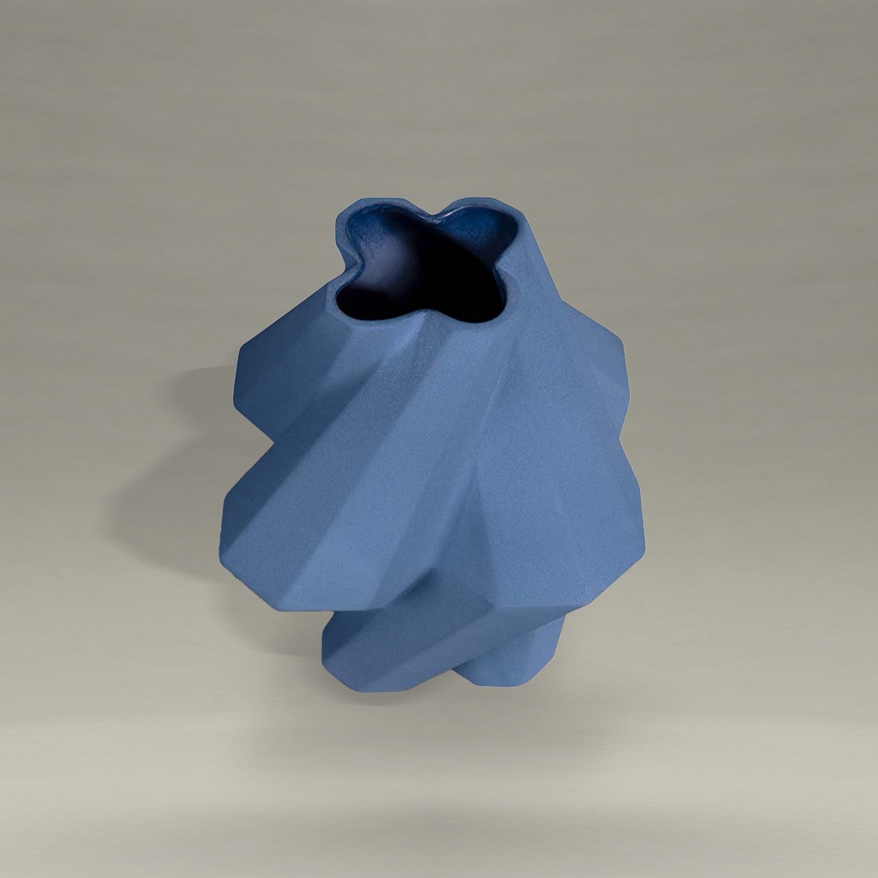 FORTRESS PILLAR VASE<br>BLUE
