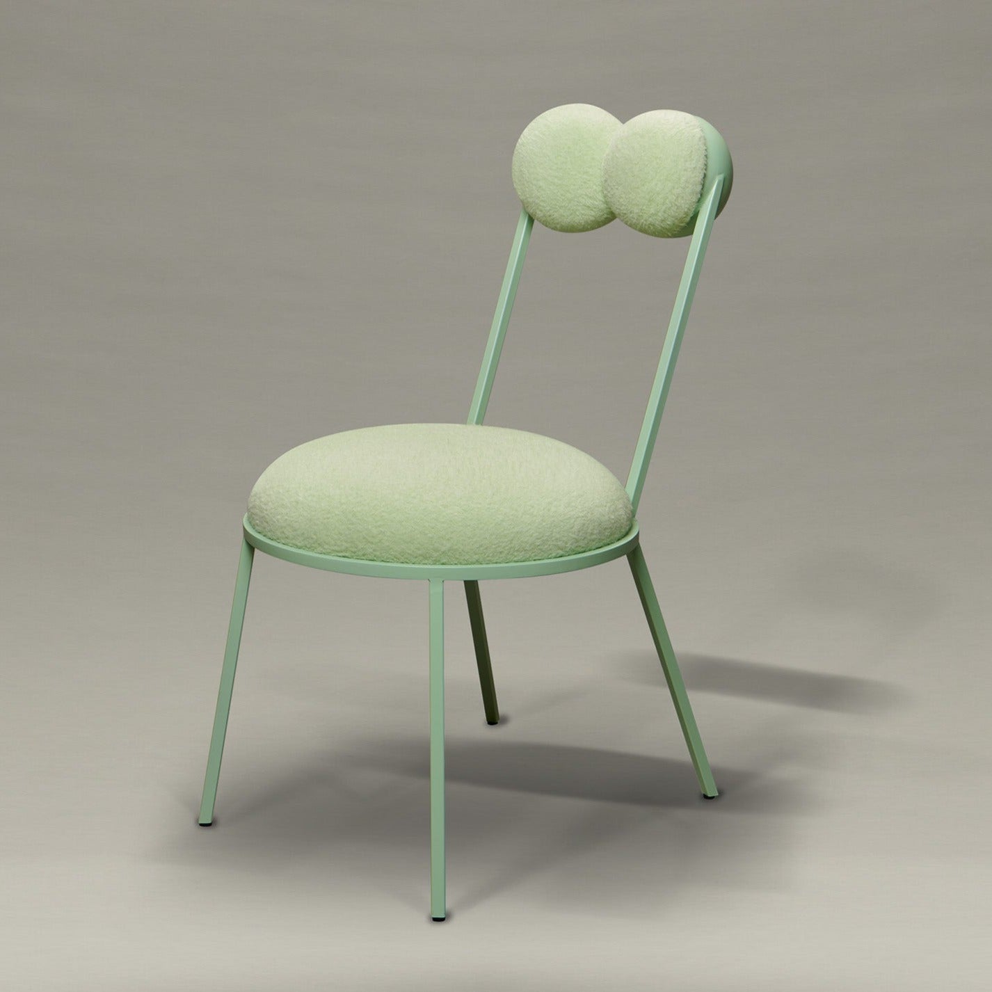TREVOR DINING CHAIR<br>COLOURED FRAME