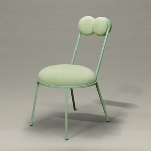TREVOR DINING CHAIR<br>COLOURED FRAME