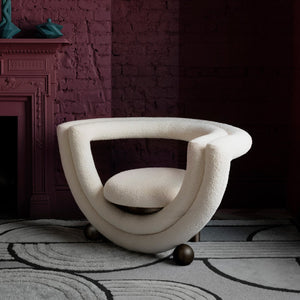 KISSING ARMCHAIR<br>CREAM