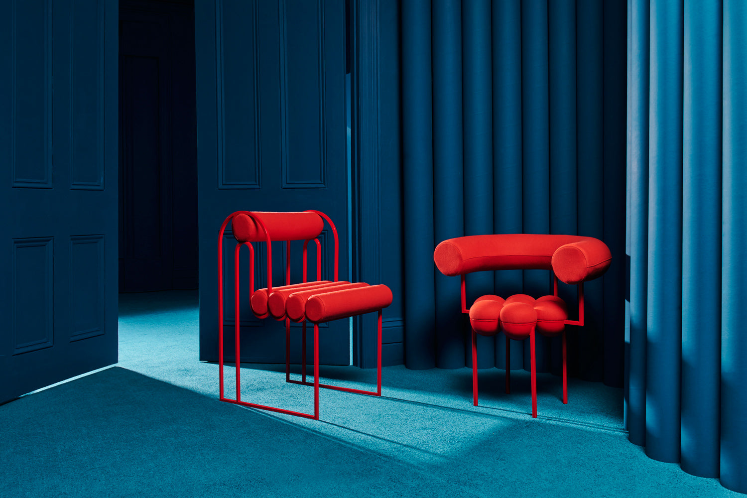 SATURN CHAIR<br>RED