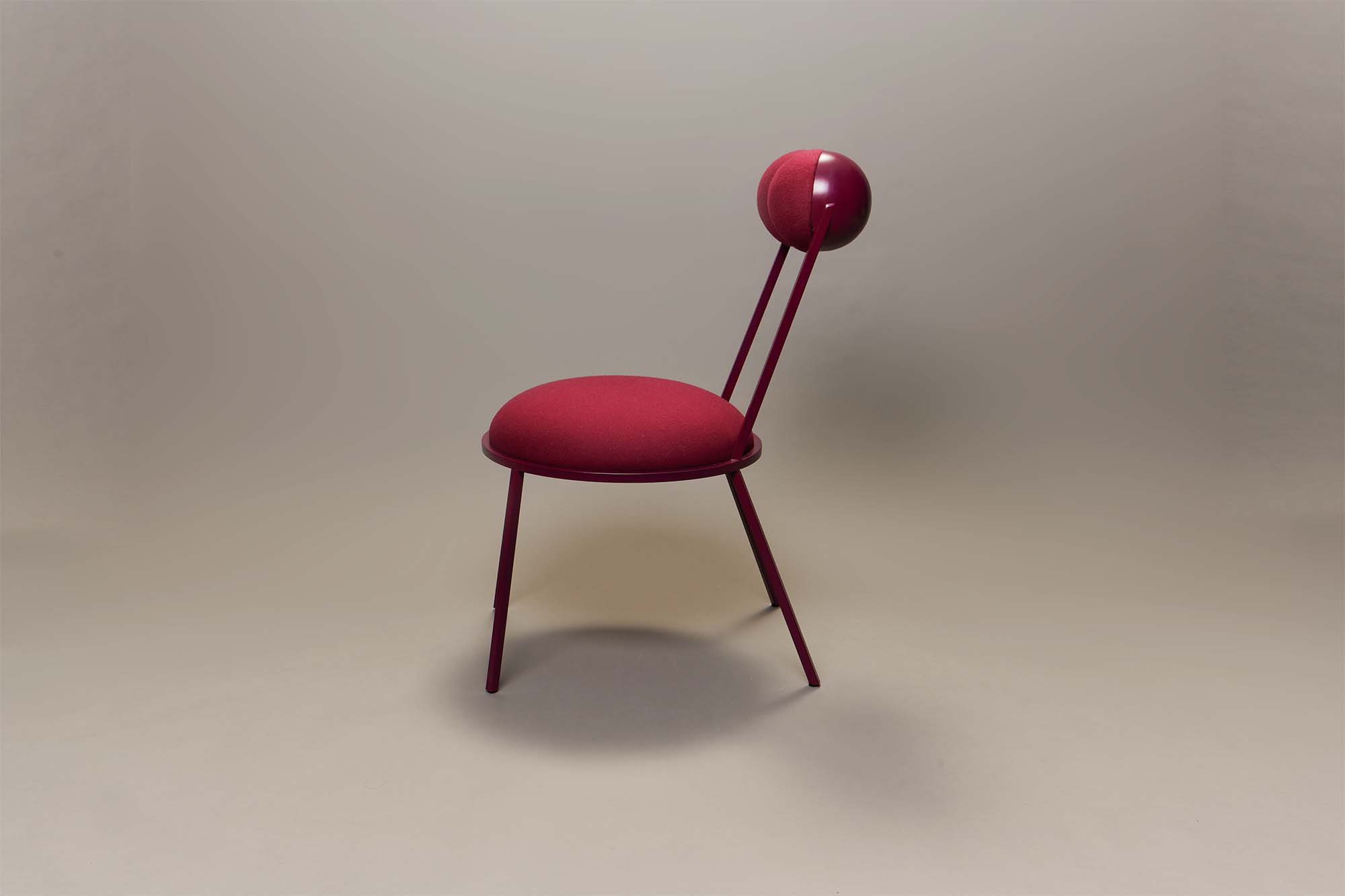 TREVOR DINING CHAIR - COLOURED FRAME