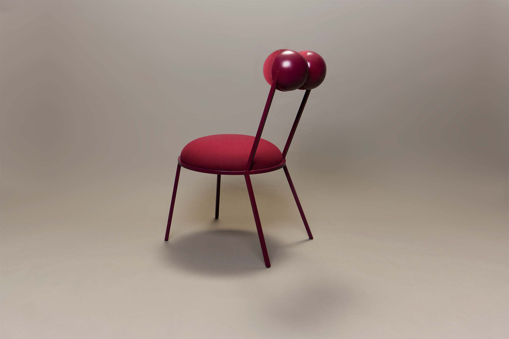 TREVOR DINING CHAIR - COLOURED FRAME