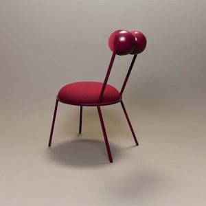 TREVOR DINING CHAIR - COLOURED FRAME