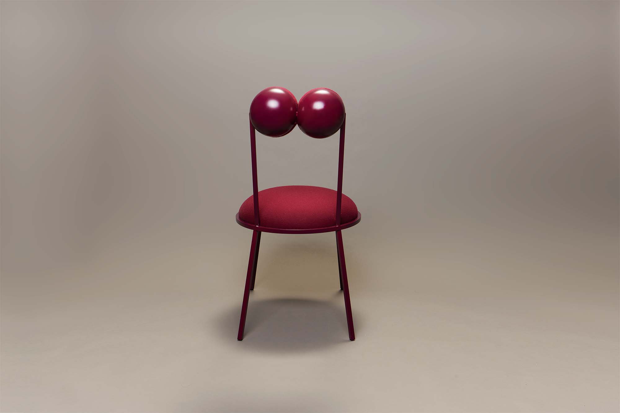 TREVOR DINING CHAIR - COLOURED FRAME