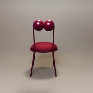 TREVOR DINING CHAIR - COLOURED FRAME