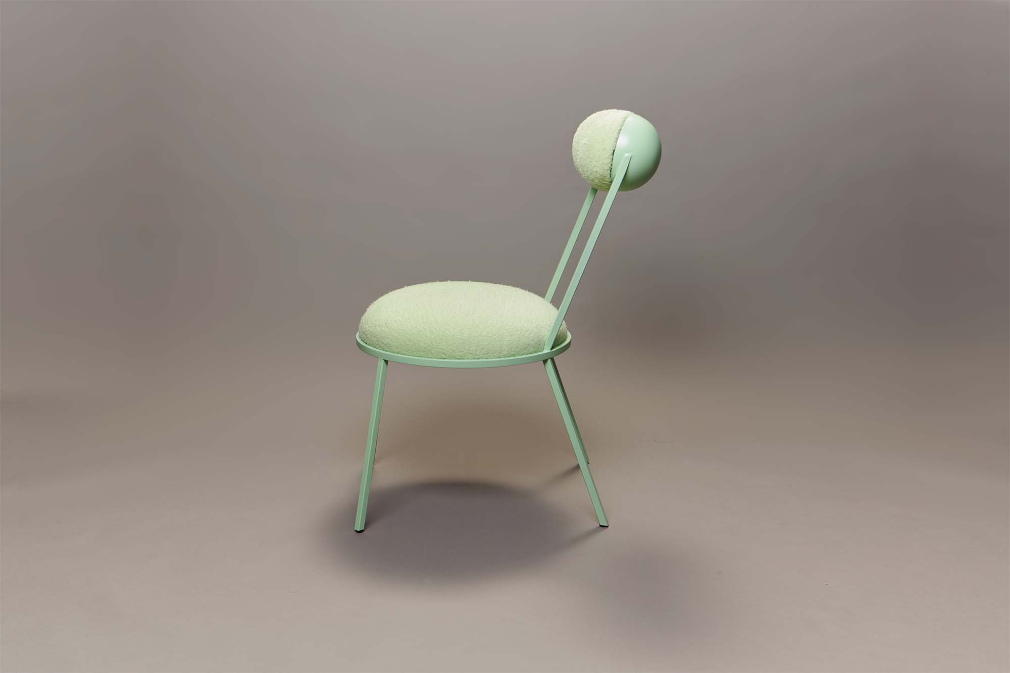 TREVOR DINING CHAIR - COLOURED FRAME