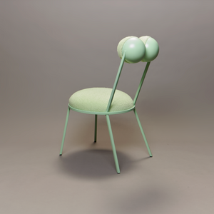 TREVOR DINING CHAIR - COLOURED FRAME