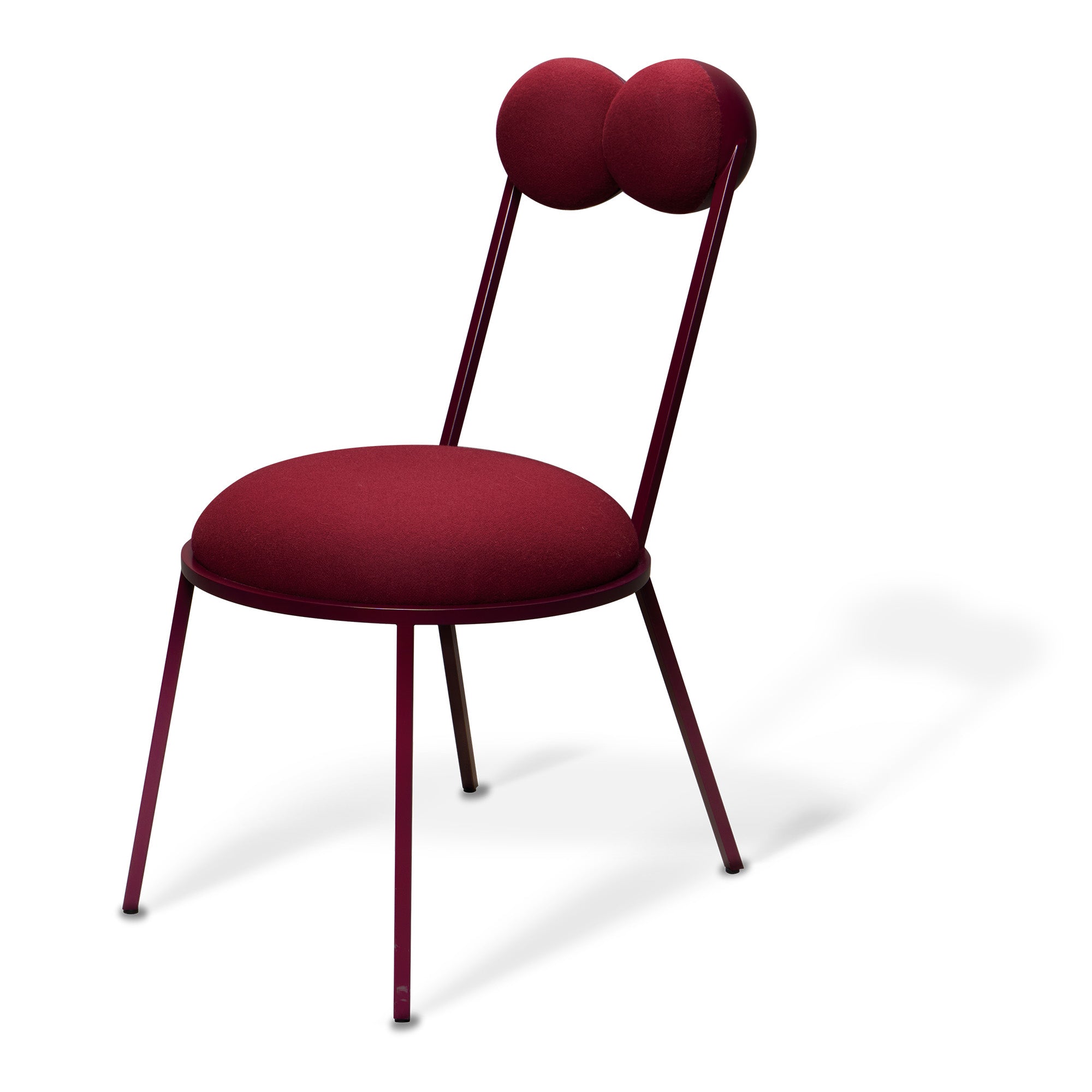TREVOR DINING CHAIR - COLOURED FRAME