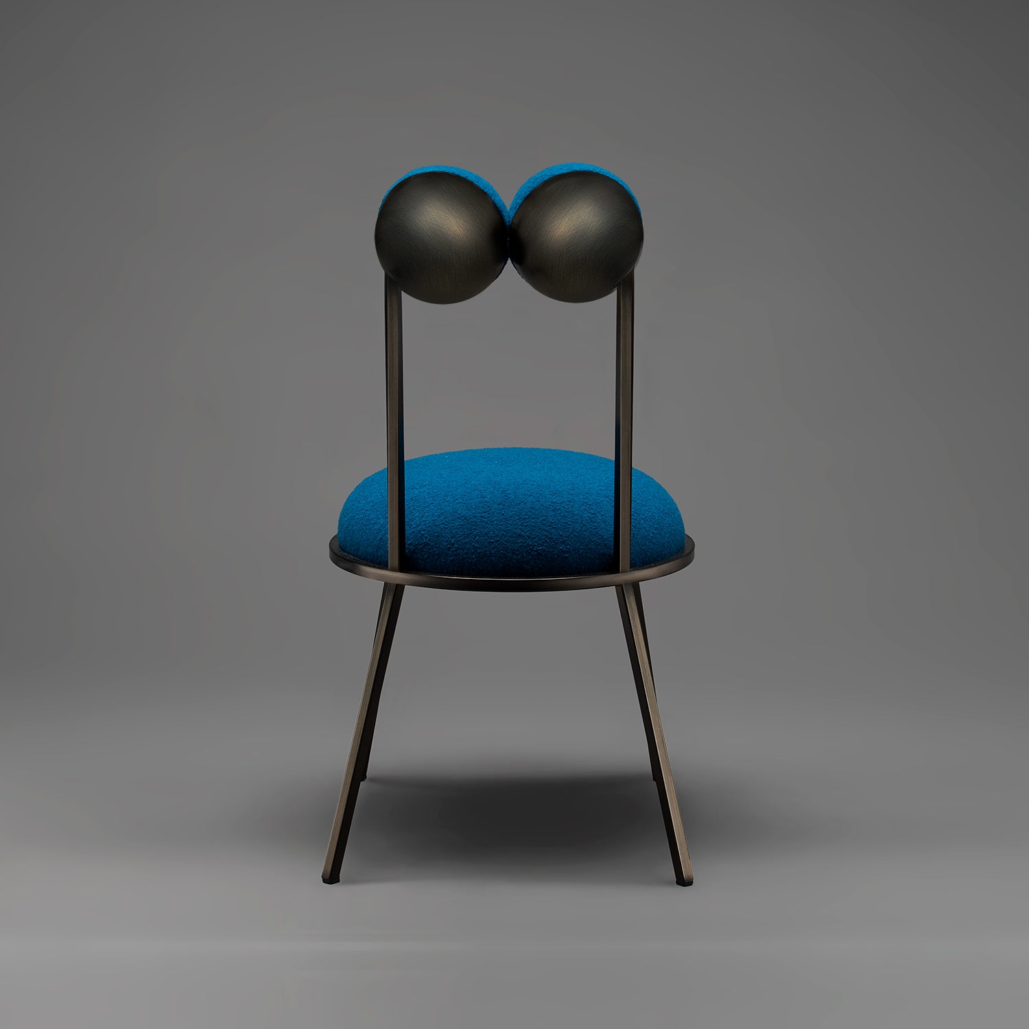 TREVOR DINING CHAIR - BRONZE FRAME