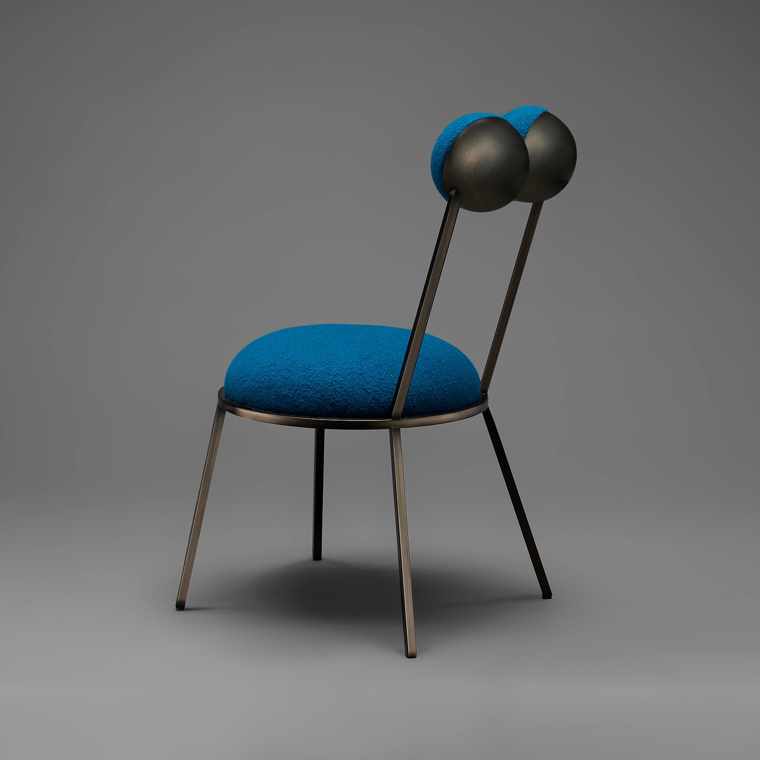 TREVOR DINING CHAIR - BRONZE FRAME