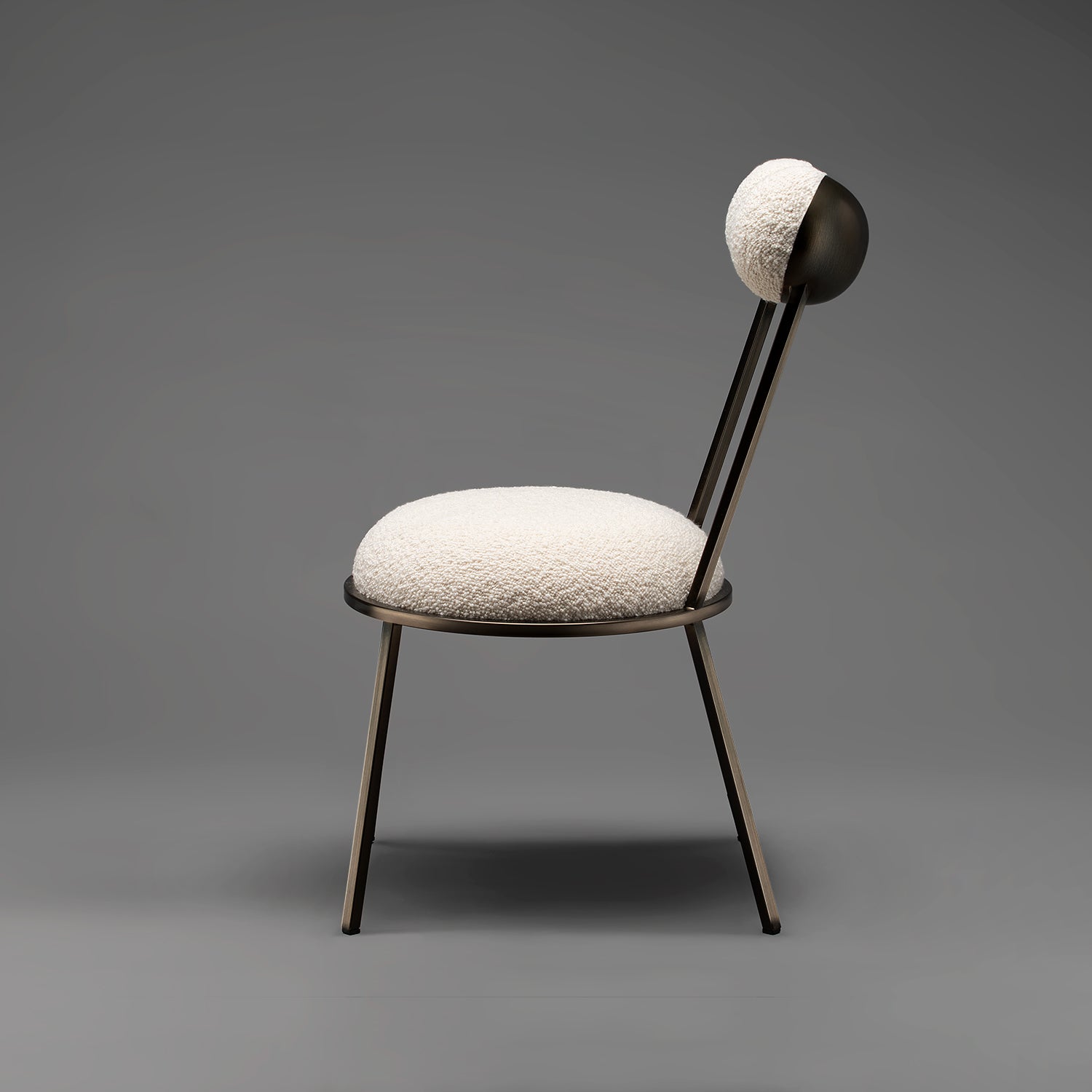 TREVOR DINING CHAIR - BRONZE FRAME