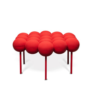 SATURN POUFFE LARGE<br>RED
