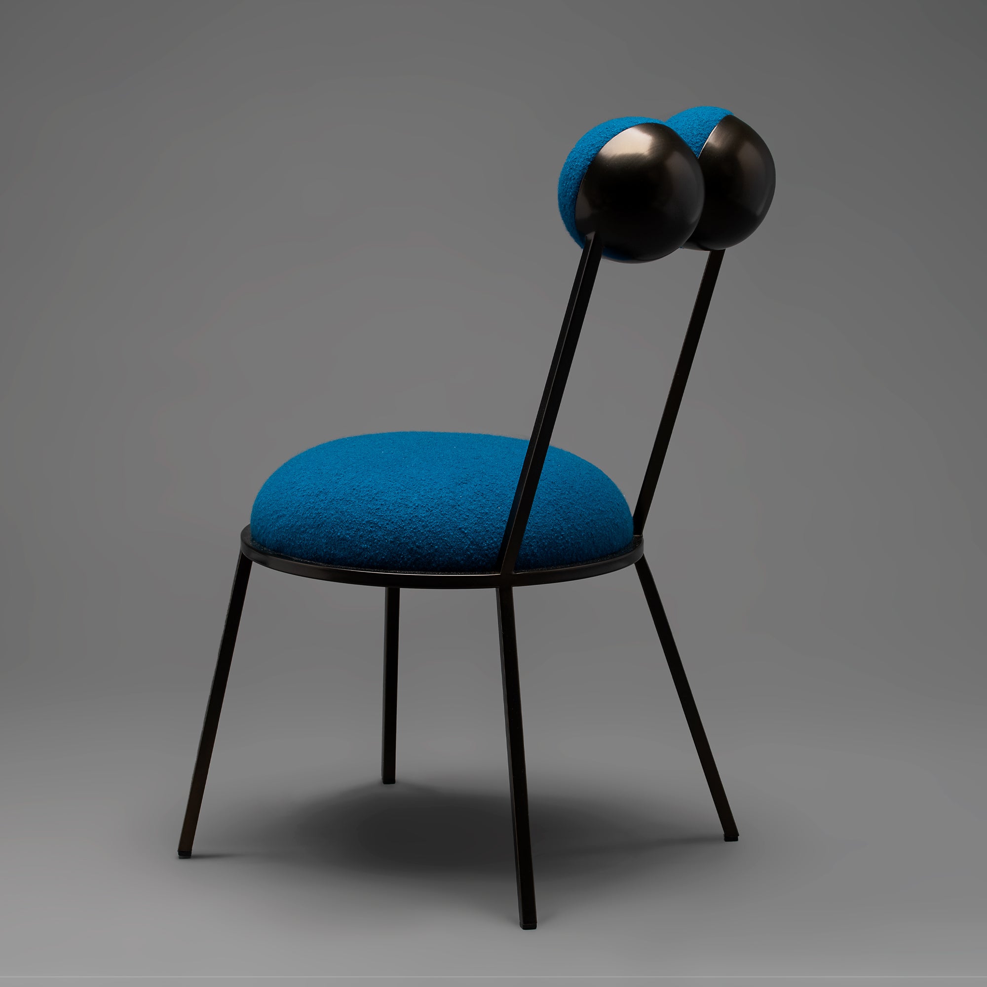 TREVOR DINING CHAIR - COLOURED FRAME