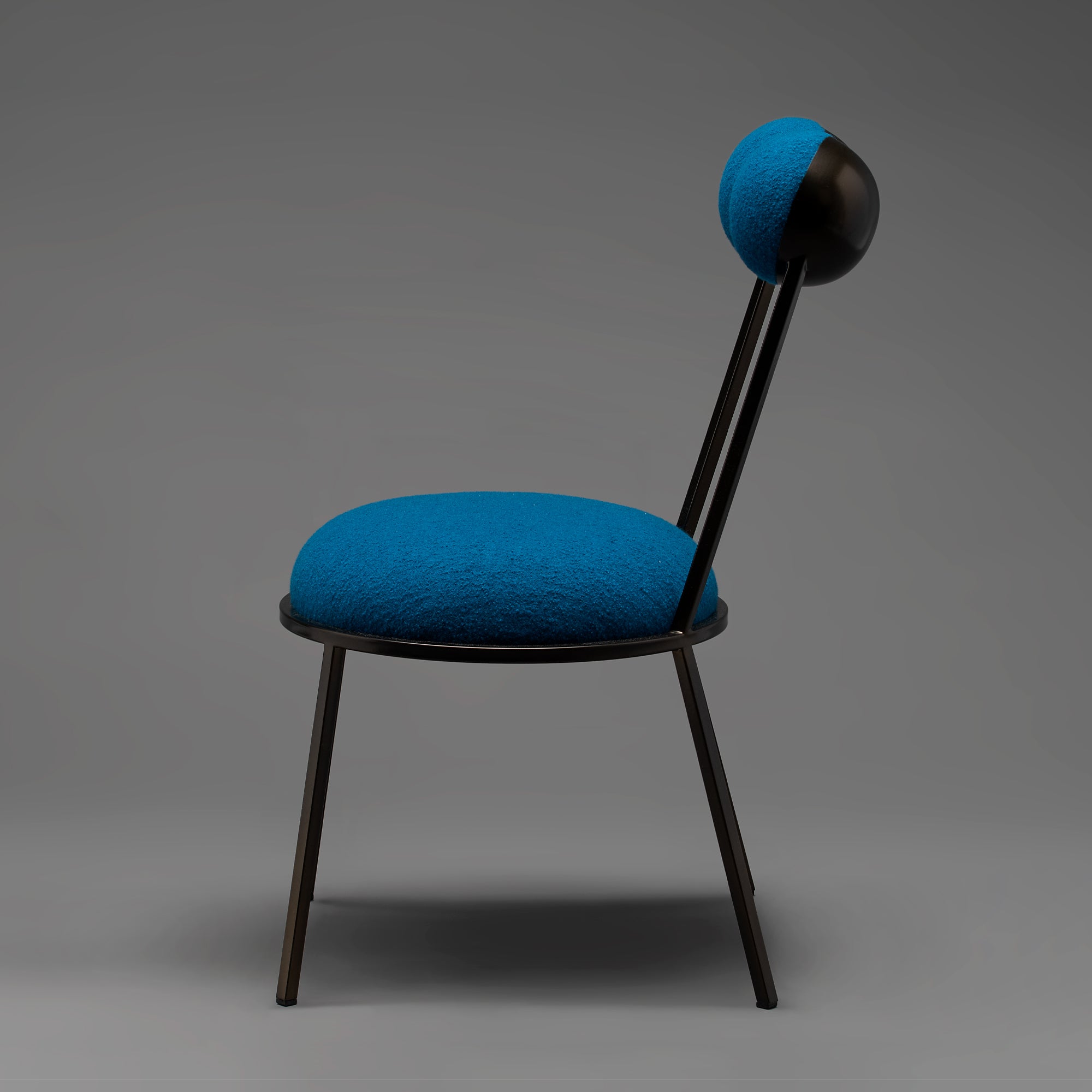 TREVOR DINING CHAIR - COLOURED FRAME