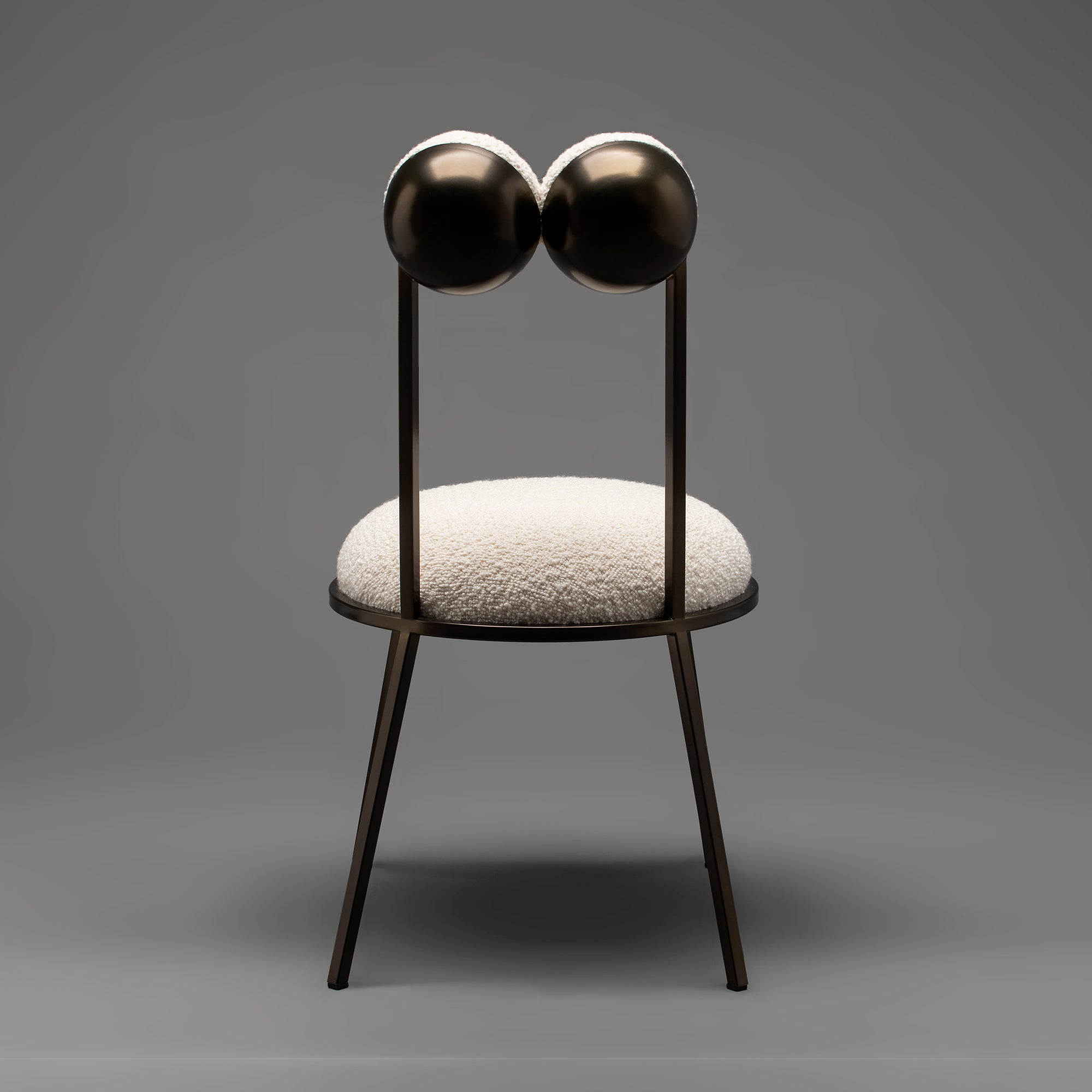 TREVOR DINING CHAIR - COLOURED FRAME
