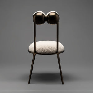 TREVOR DINING CHAIR - COLOURED FRAME