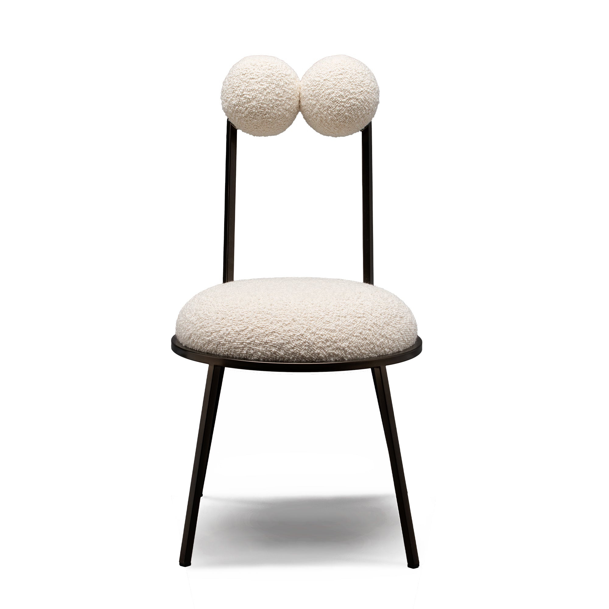 TREVOR DINING CHAIR - COLOURED FRAME