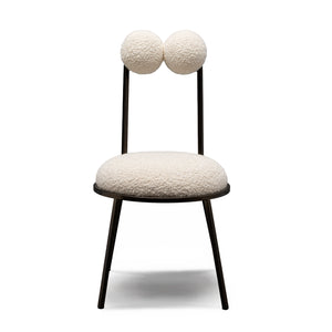 TREVOR DINING CHAIR - COLOURED FRAME