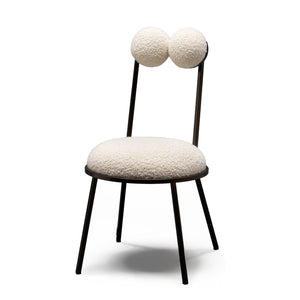 TREVOR DINING CHAIR - COLOURED FRAME