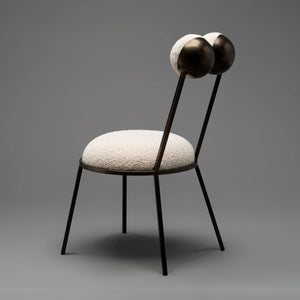 TREVOR DINING CHAIR - COLOURED FRAME