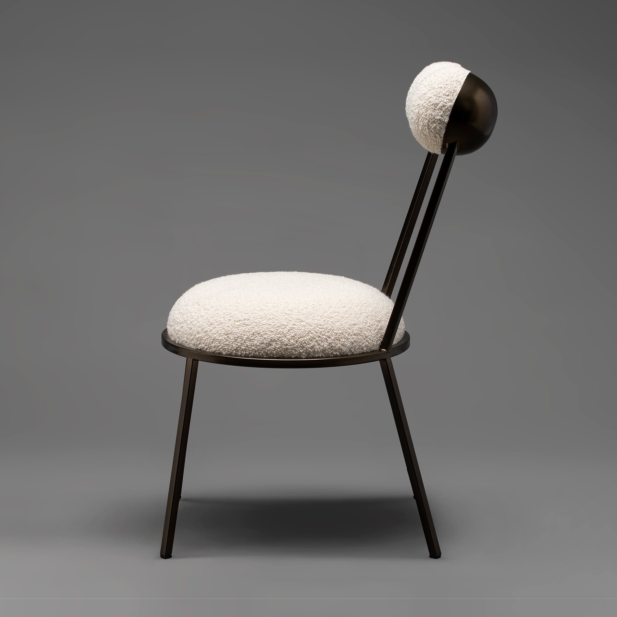 TREVOR DINING CHAIR - COLOURED FRAME